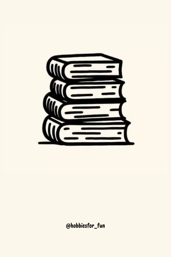 drawing aesthetic ideas, Stacked Books