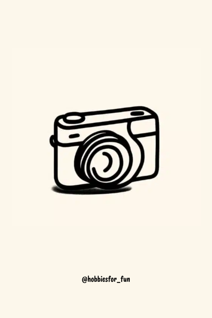 easy drawings aesthetic, Camera