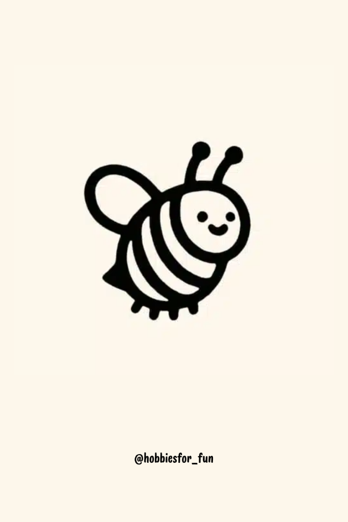 Bee easy aesthetic doodle