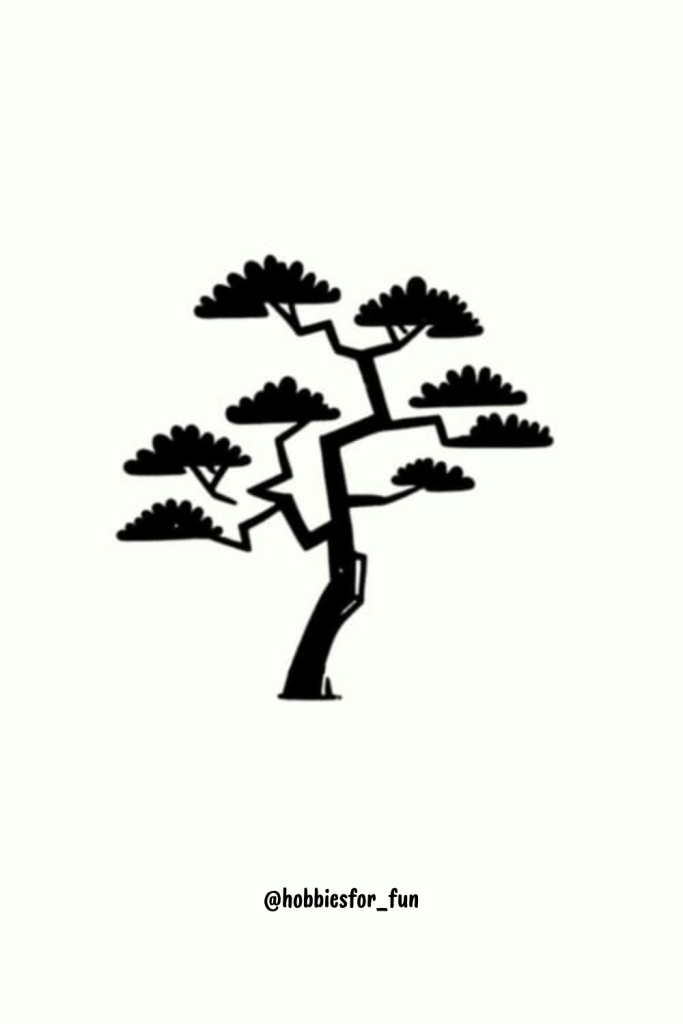 Japanese-art Tree Aesthetic Drawing