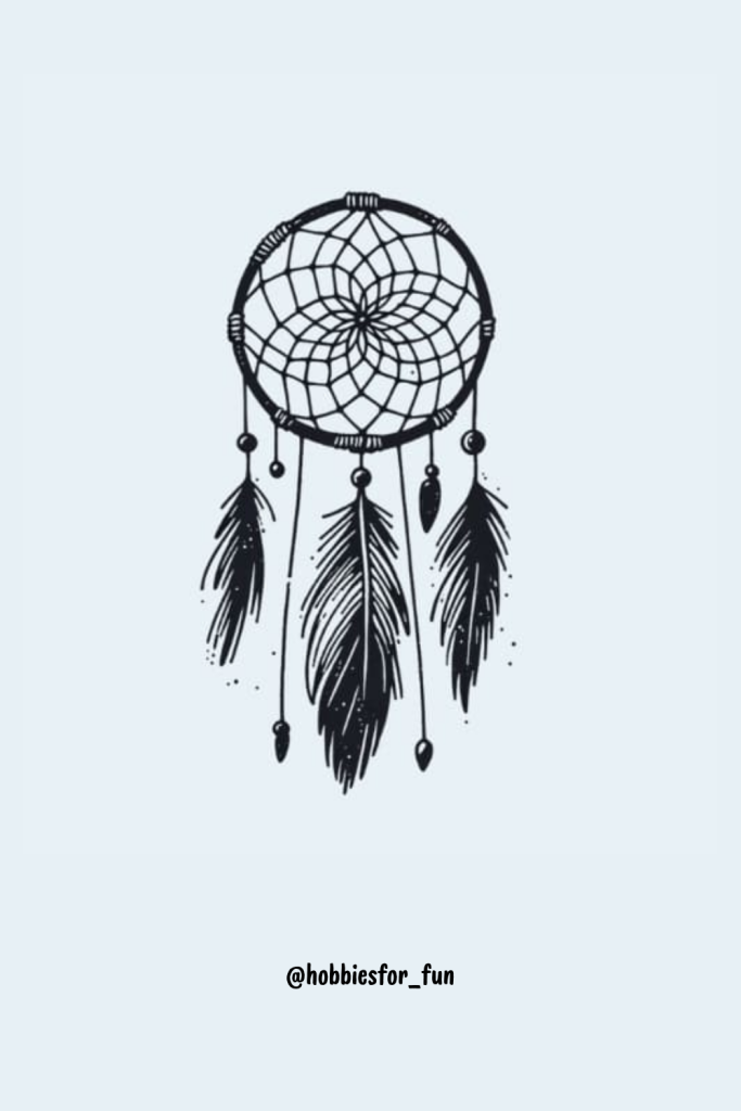 aesthetic art inspo, Bohemian Dreamcatcher
