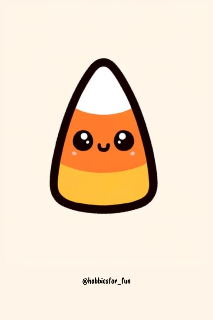 cool halloween drawings, Candy Corn