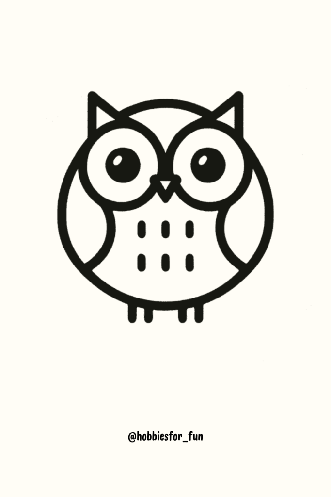 halloween sketches easy, Owl