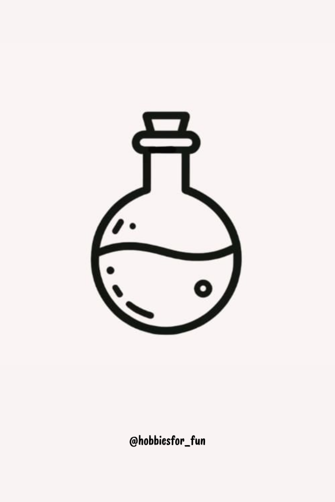 Easy Potion Bottle Doodle to Draw