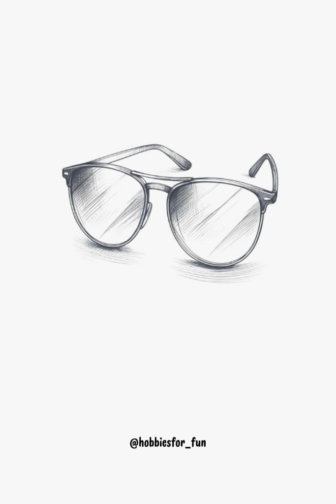 Pencil Drawing Ideas, Sunglasses