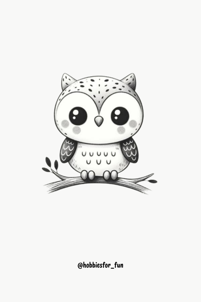 Pencil Drawing Ideas, Owl