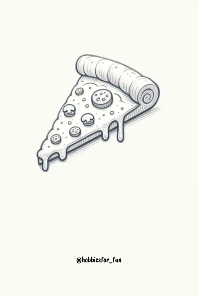 Drawing With Pencil, Pizza