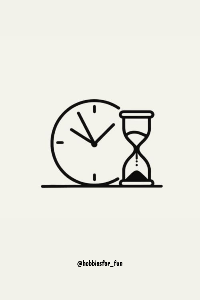 Easy cute wall clock and hourglass doodle to draw