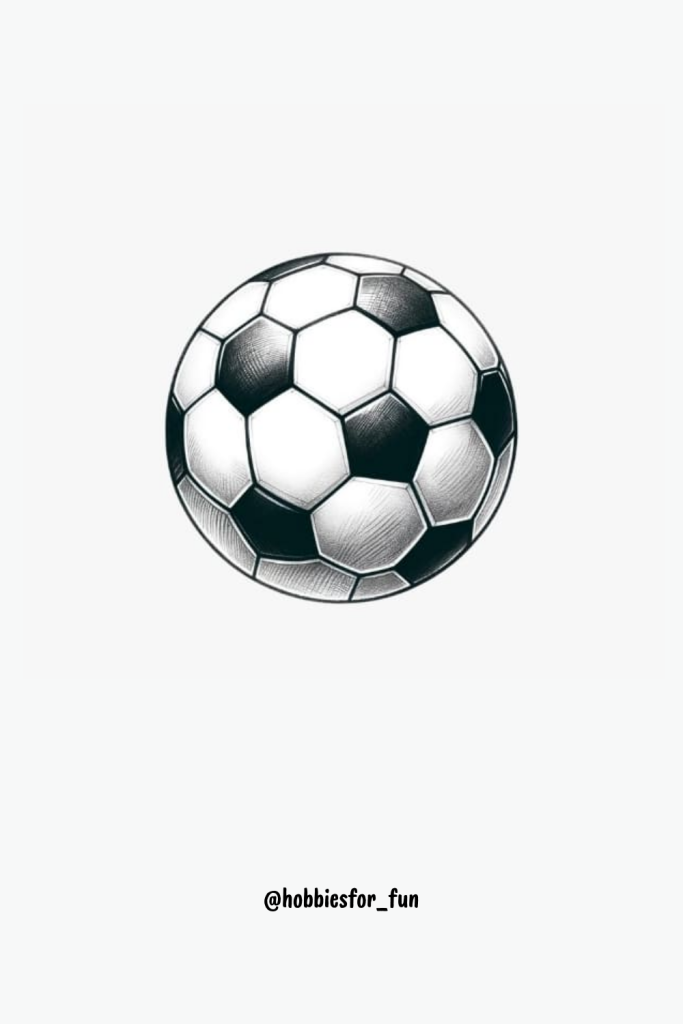 Pencil Sketching Ideas, Soccer Ball