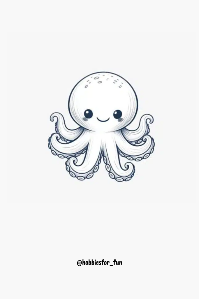 Octopus Pencil Drawing