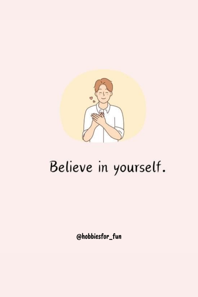 short life quote, Believe in yourself.