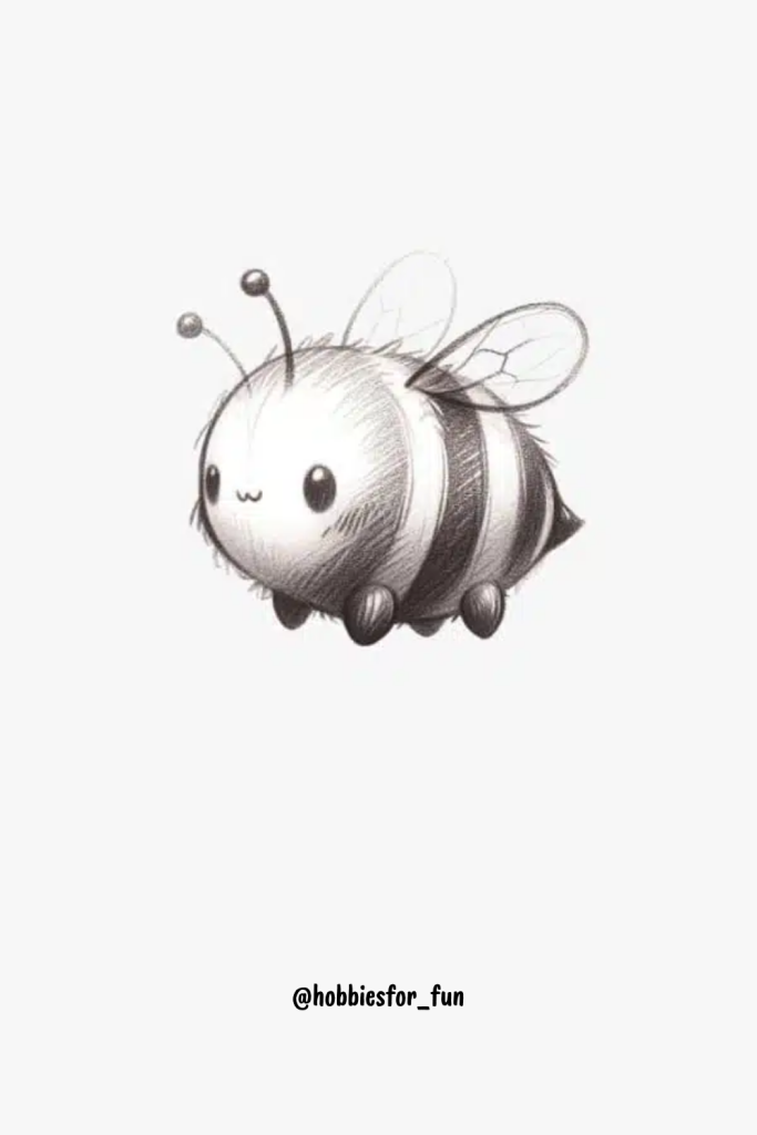 Pencil Drawing, Bee