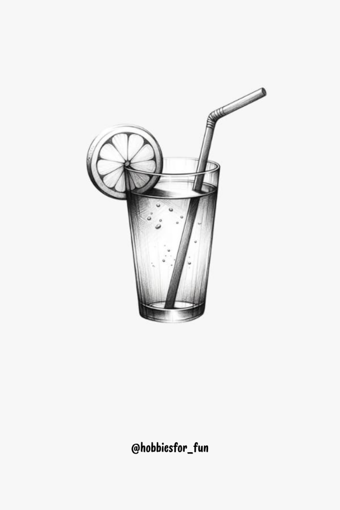 Pencil Drawing, Lemonade