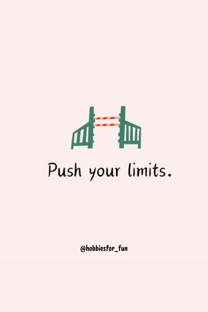 short quotes, Push your limits.