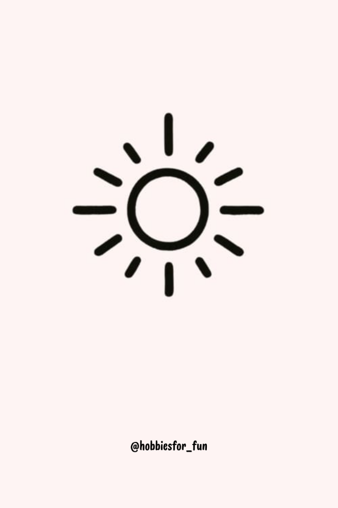 Easy Cute Doodles To Draw, Sun