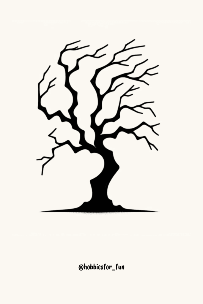 spooky drawings, Tree