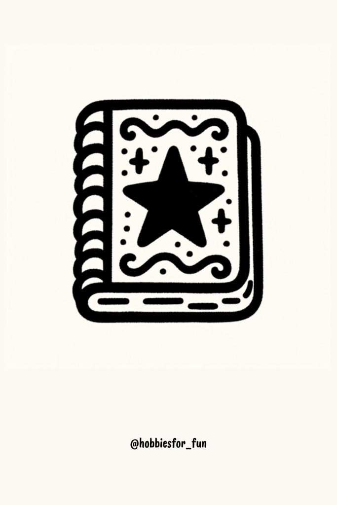 halloween drawings simple, Witch Spellbook Cover