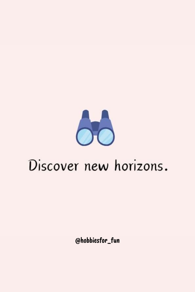 short quote, Discover new horizons.