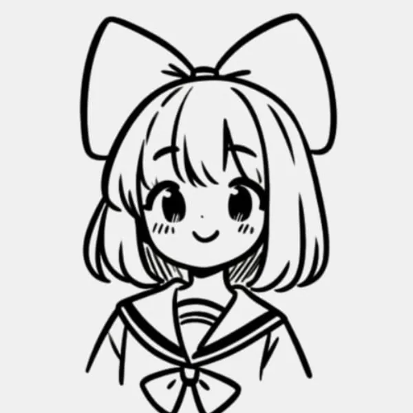 Cute Anime Girl Drawings