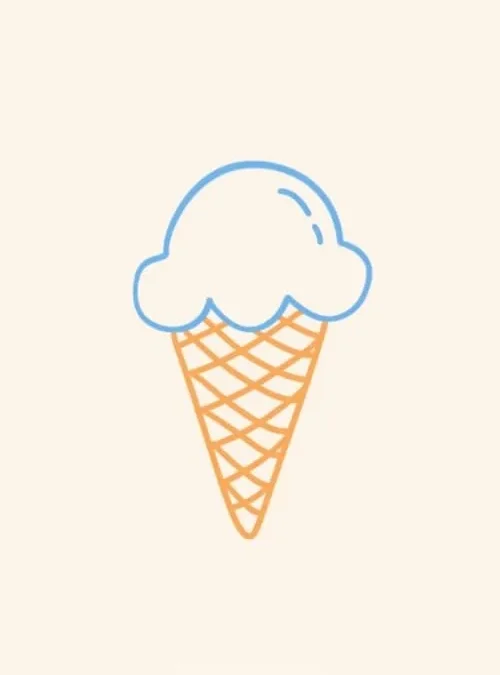 Cute Ice Cream Drawing