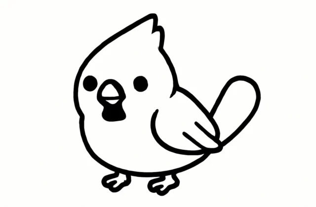 Easy Cardinal Drawing: Step-by-Step Guide