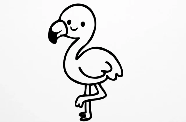 Easy Flamingo Drawing: Step-by-Step Guide
