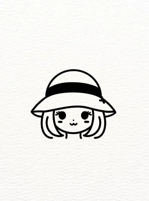 Easy Girl Drawing