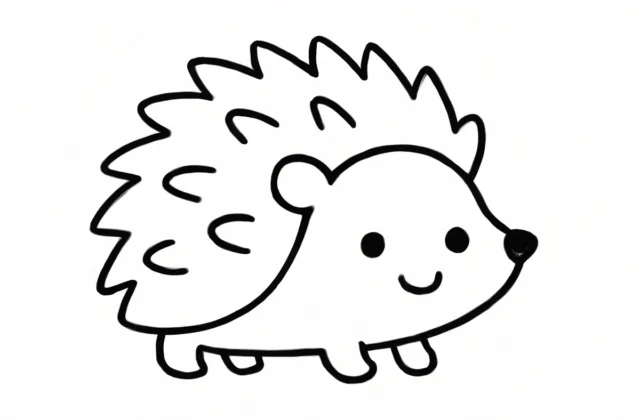 Easy Hedgehog Drawing: Step-by-Step Guide