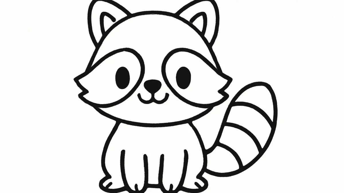 Easy Raccoon Drawing: Step-by-Step Guide