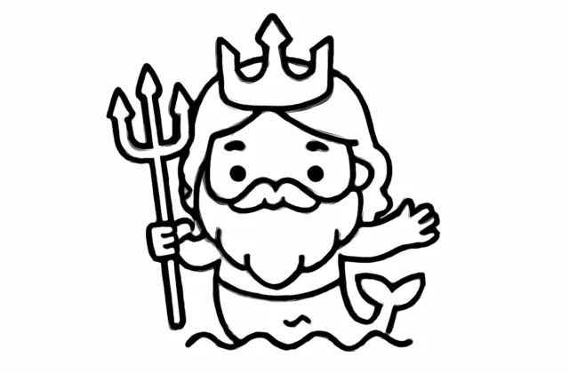 How to Draw Poseidon: Greek Myth Guide