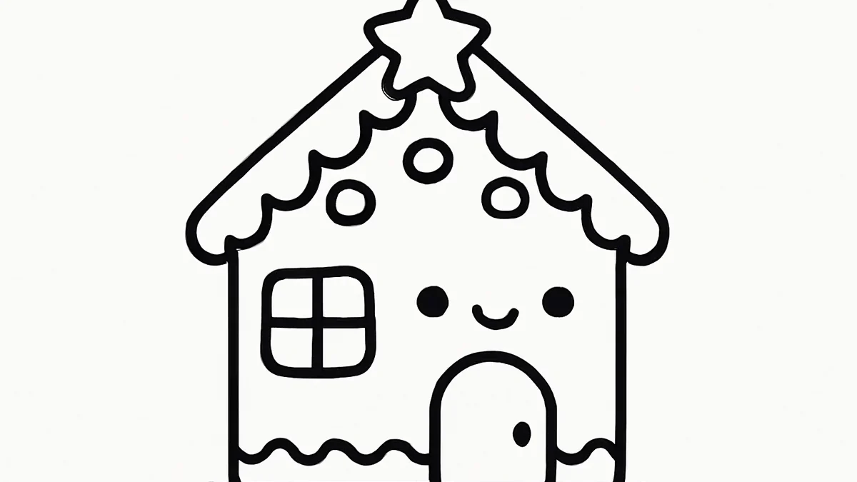 Gingerbread House Drawing: Easy Step-by-Step Guide