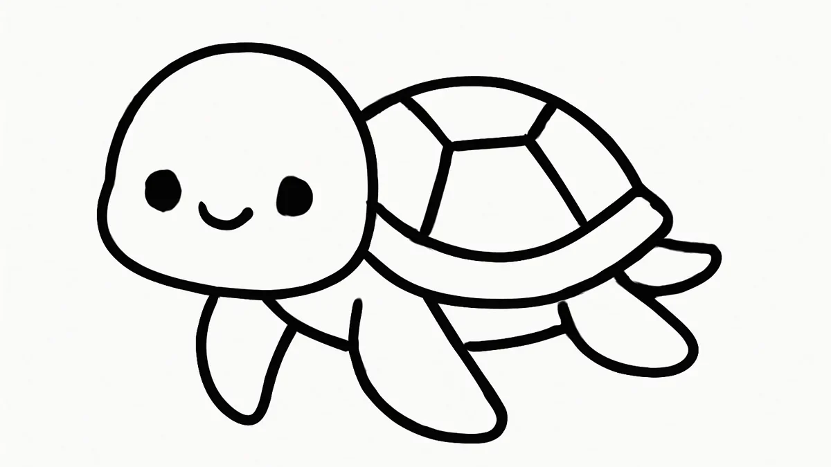 How to Draw Sea Turtle: Easy Step-by-Step