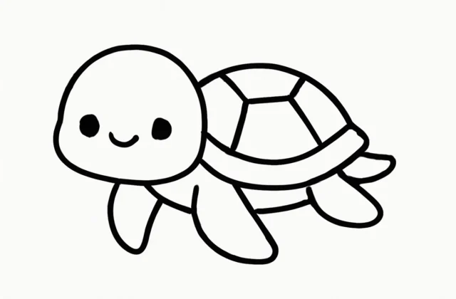 How to Draw Sea Turtle: Easy Step-by-Step