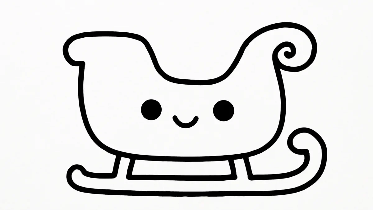 Sleigh Drawing: Easy Step-by-Step Guide for Beginners